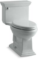 1.28 gpf Elongated One Piece Toilet with Left-Hand Trip Lever in Ice™ Grey