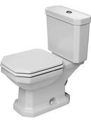 Duravit White 1.28 gpf Octagonal Floor Mount Toilet Bowl 