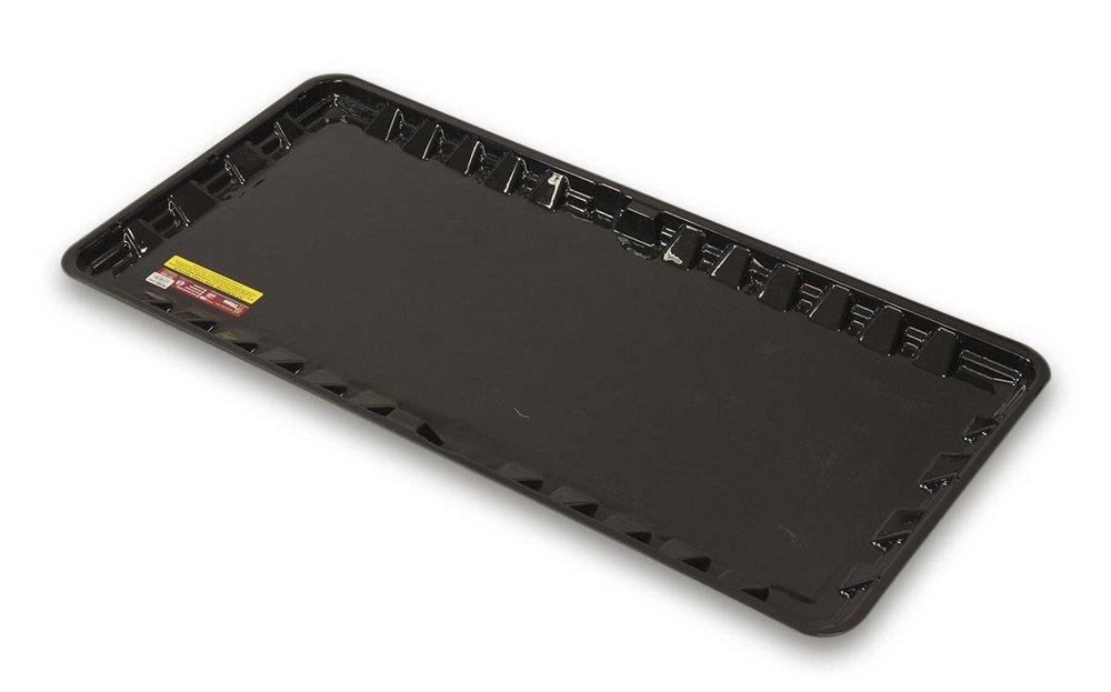 Rectorseal Black 30 x 2-1/4 in. Condensate Drain Pan in Black 