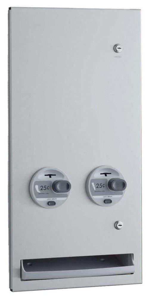 Bobrick Satin Recessed Napkin or Tampon Vendor 