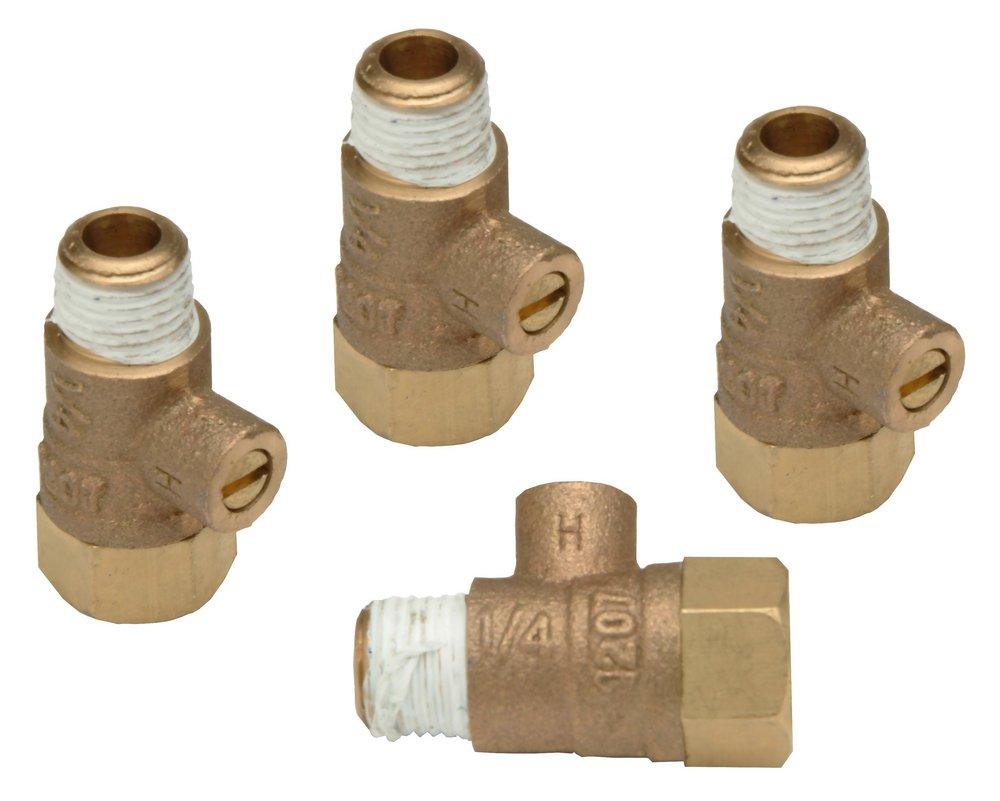 Zurn Wilkins Stainless Steel 1/4 in. Test Cock Cast Bronze and Stainless Steel Valve Repair Kit (Pack of 4) 