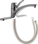Chicago Faucets Polished Chrome Single Handle Lever Deck Mount Service Faucet 