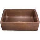 Thompson Antique Copper 33 x 22 in.Copper Single Bowl Farmhouse Kitchen Sink 