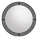 Native Trails Black Wrought Iron Round Mirror 
