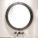 Native Trails Black Wrought Iron Round Mirror 