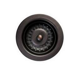 3.5 in. Brass Kitchen Sink Basket Strainer in Oil Rubbed Bronze