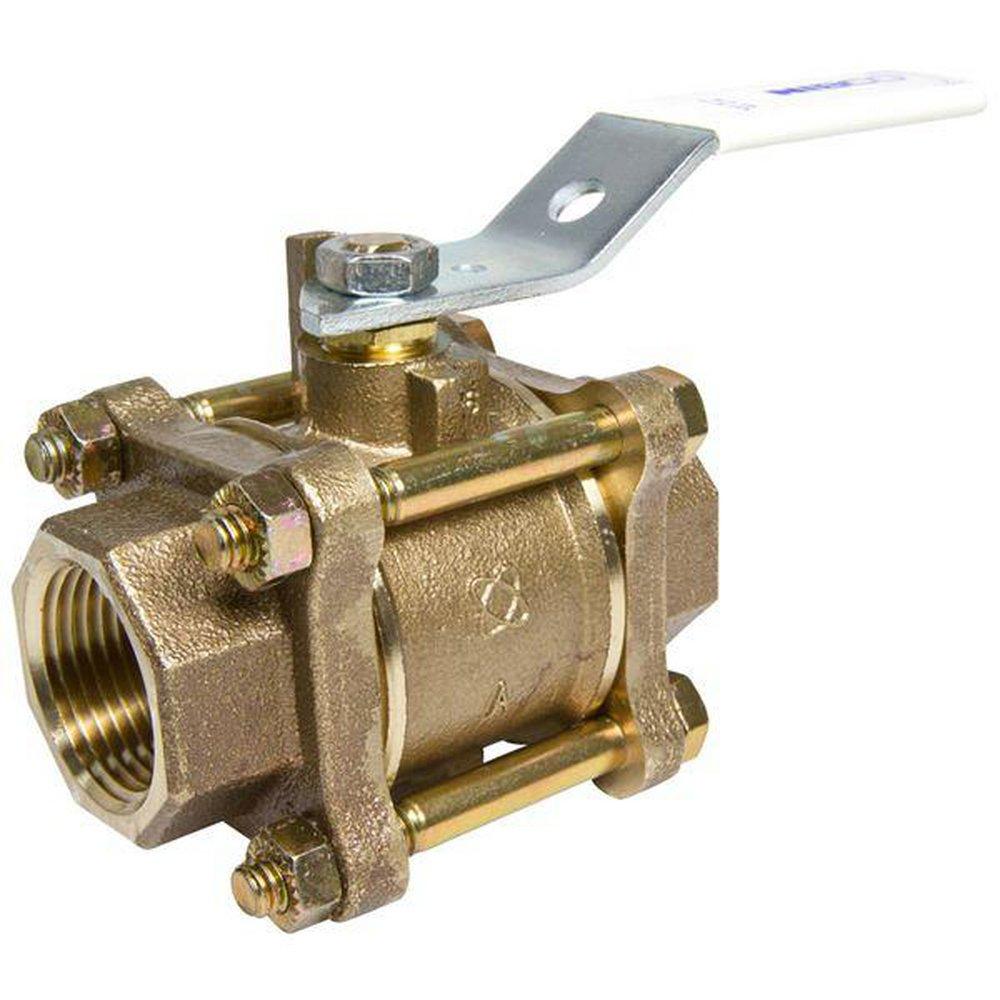 NIBCO T-595-Y-66-LF 1-1/2 in. DZR Silicon Bronze Full Port NPT 600
