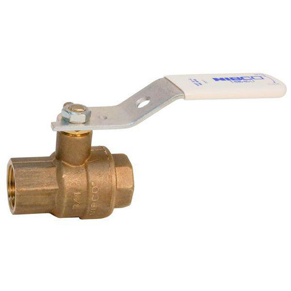 NIBCO DZR Silicon Bronze Full Port NPT 600# Ball Valve 