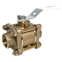 3/4 in. Silicon Bronze Full Port Female Solder 600# Ball Valve
