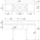 Elkay No. 4 66X20 2H 3B SS SCUL SINK *DELI 