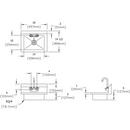 Elkay Stainless Steel 1-Bowl Wall Mount Hand Sink 