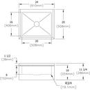 Elkay No. 4 24 x 20 in. Mop Basin 