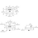 Elkay Stainless Steel 18 x 14-1/2 in. 1-Bowl 2 Hole Wall Mount Commercial Hand 300 Sink 