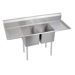 70X26 2 Hole Double Bowl Stainless Steel SCUL SINK