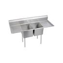 70X26 2 Hole Double Bowl Stainless Steel SCUL SINK