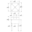 Elkay No. 4 Floor Mount Utility Sink 