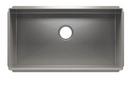 Julien Brushed Stainless Steel 31-1/2 x 17-1/2 in. 1 Hole Stainless Steel Single Bowl Undermount Kitchen Sink 
