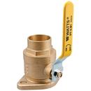3/4 in. Solder Brass Isolation Pump Flange with Buna-N O-Ring and PTFE Seat