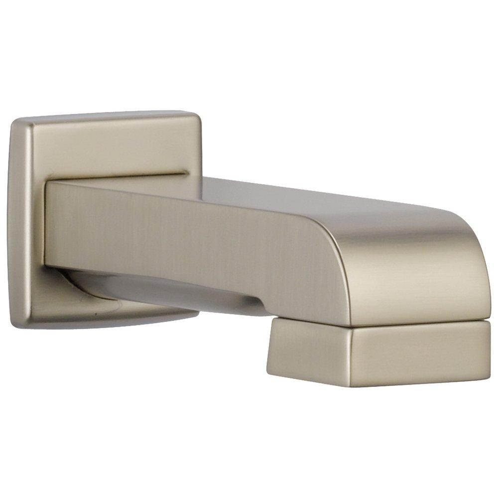 Brizo Brushed Nickel Tub Spout with Pull-Down Diverter 