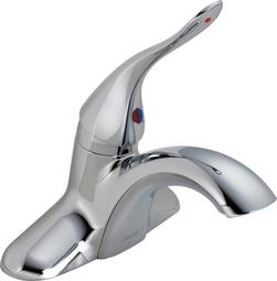 Single Handle Centerset Bathroom Sink Faucet in Chrome