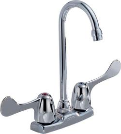 Two Handle Centerset Bar Faucet in Chrome