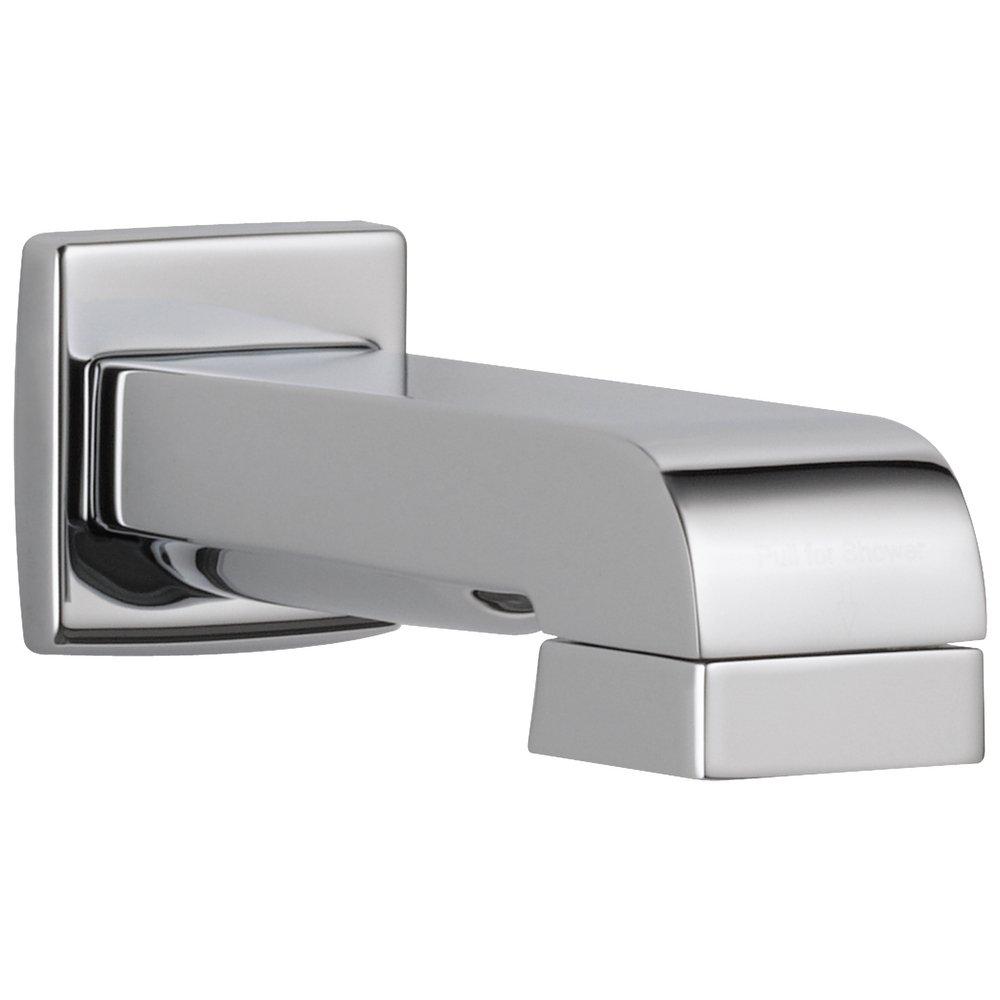 Brizo Chrome Tub Spout with Pull-Down Diverter 