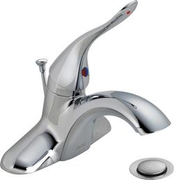 Single Handle Centerset Bathroom Sink Faucet in Chrome