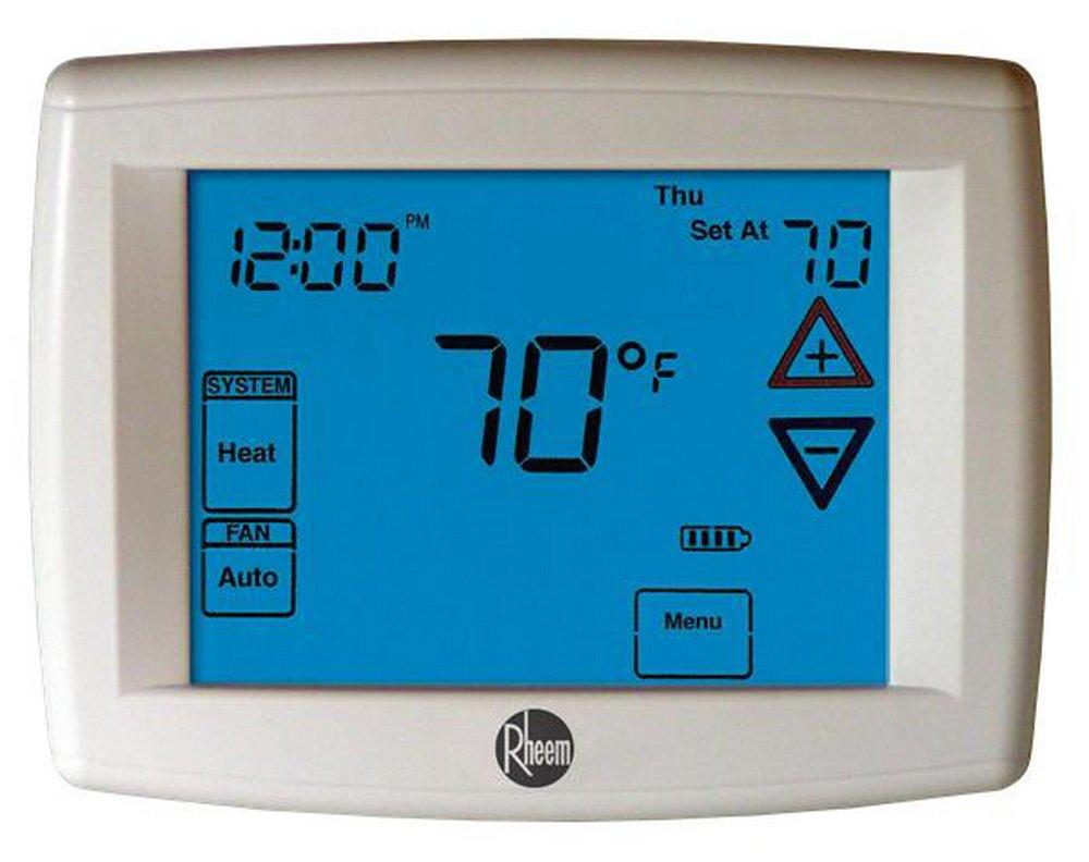 Rheem White 2H/2C, 3H/2C Programmable Thermostat 