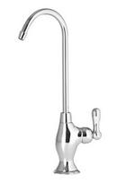 Single Handle Lever Handle Water Filter Faucet in Brushed Nickel