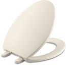 KOHLER Almond Elongated Closed Front Toilet Seat 