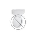 KOHLER White Elongated Closed Front Toilet Seat 