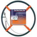 50 ft. x 1/2 in. Flat Sewer Tape with Roller