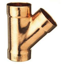 1-1/2 x 1-1/4 in. Copper DWV Wye