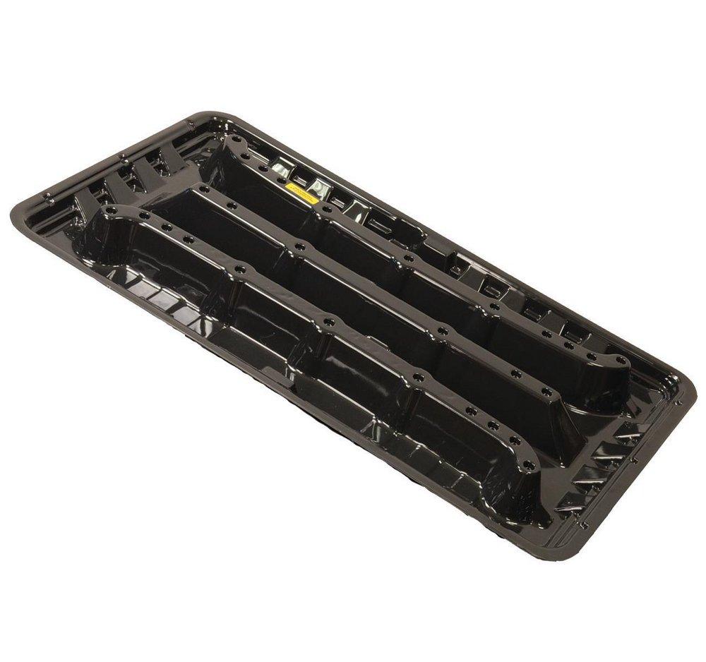 Rectorseal Black 28 x 4-1/4 in. Condensate Drain Pan in Black 