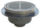 4 in. Hub Schedule 40 PVC Large Capacity Floor Drain with Cast Iron Ring and Strainer