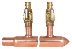 Copper Male Sweat x Spin Closed 3/4 in. 4 Outlet Valve Manifold