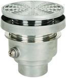 3 in. No Hub Floor Drain Assembly with 6-1/2 in. Round 304 Stainless Steel Grate