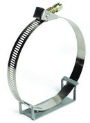 3 x 2-19/20 in. Galvanized Steel and Stainless Steel Pipe Saddle Support 