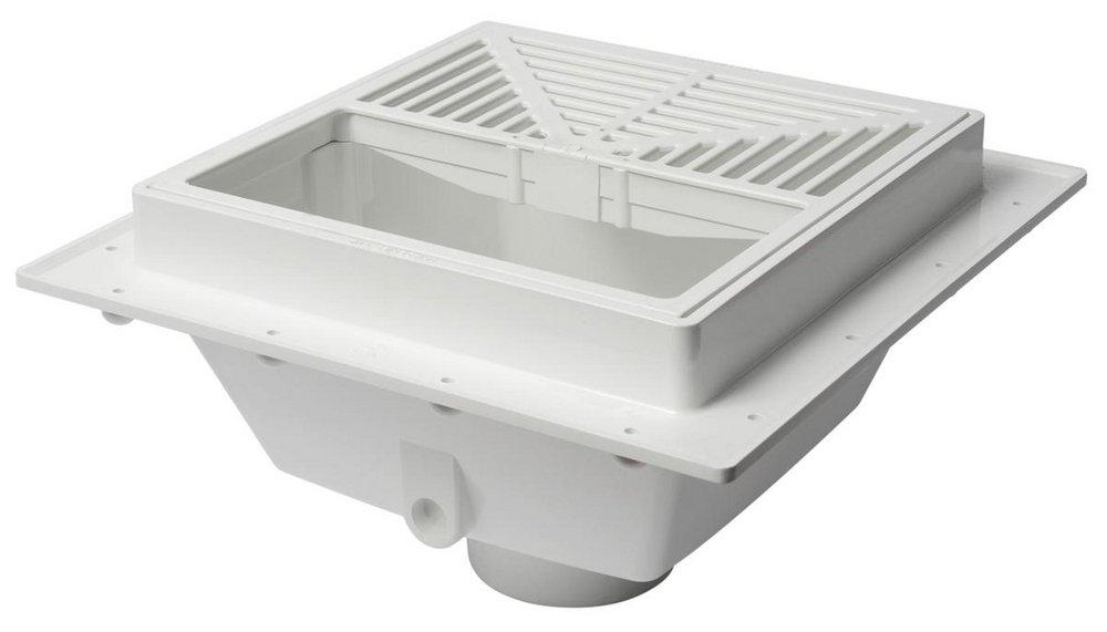 Sioux Chief White Floor Mount Floor Sink 