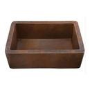 Thompson Aged Copper 33 x 22 in. Copper Single Bowl Farmhouse Kitchen Sink 