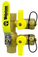 1-1/2 in. Brass Full Port Sweat 600# Ball Valve