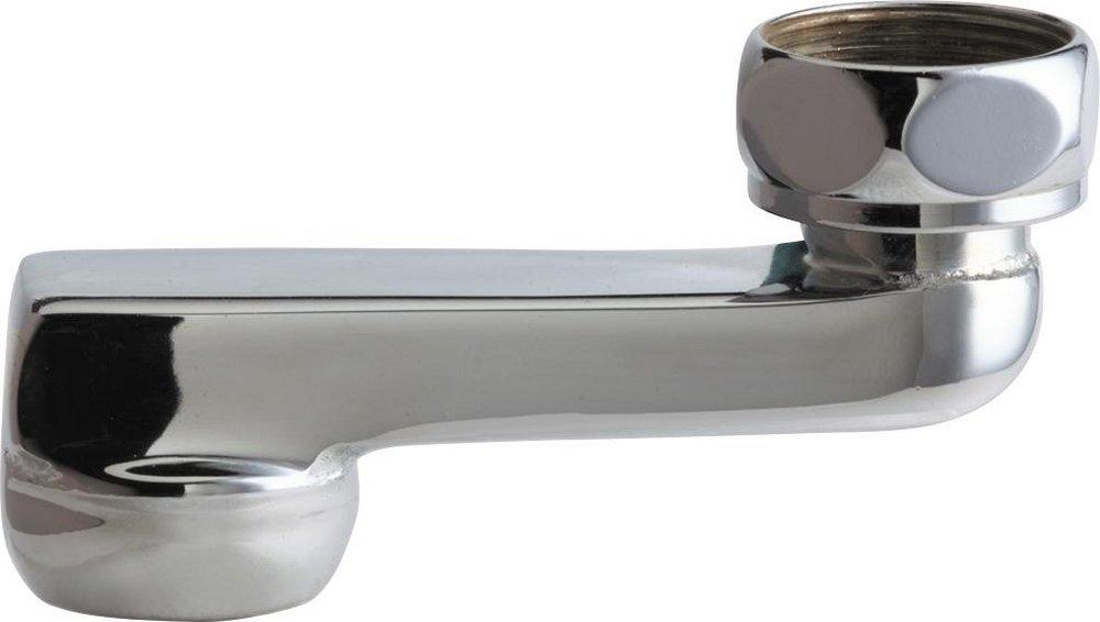 Chicago Faucets Polished Chrome Offset Inlet Supply Arm with Integral Check 