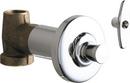 1/2 in. FNPT T-handle Straight Supply Stop Valve in Polished Chrome