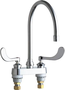 Two Handle Kitchen Faucet in Polished Chrome