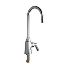 Single Handle Kitchen Faucet in Polished Chrome