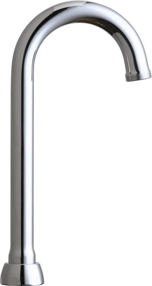 Chicago Faucets Polished Chrome 3-1/2 in. High-Arch Gooseneck Swing Spout 