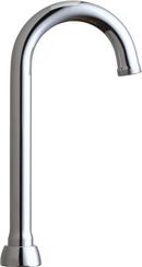 Chicago Faucets Polished Chrome 3-1/2 in. High-Arch Gooseneck Swing Spout 