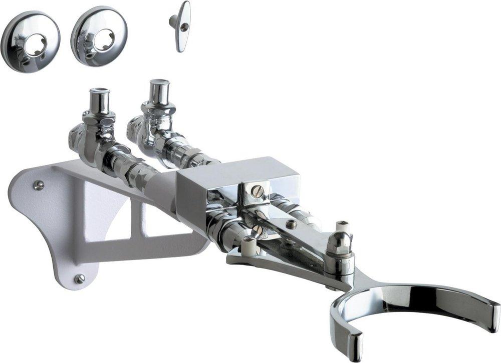 Chicago Faucets Polished Chrome Valve Assembly Knee Actuator 