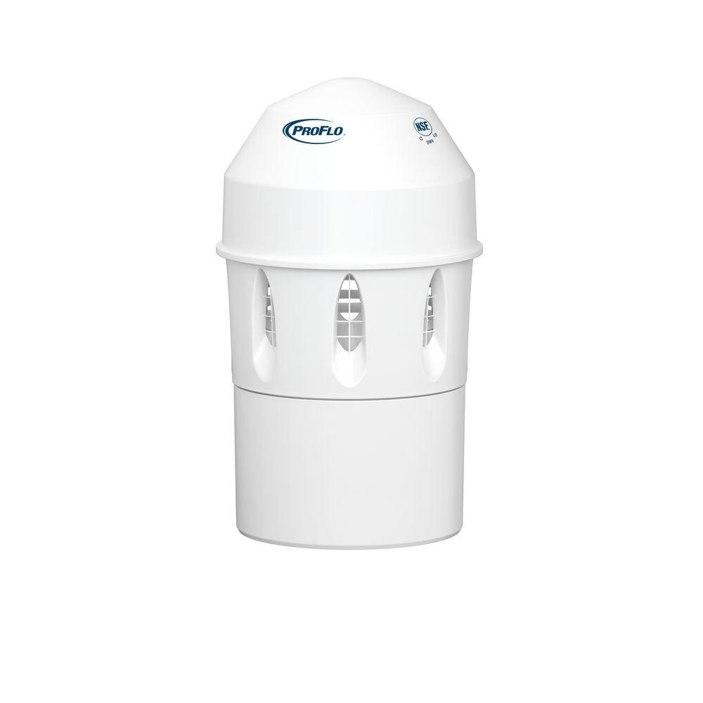 PROFLO&reg; White 160 DFU Air Vent with 2 - 3 in. PVC Adapter 