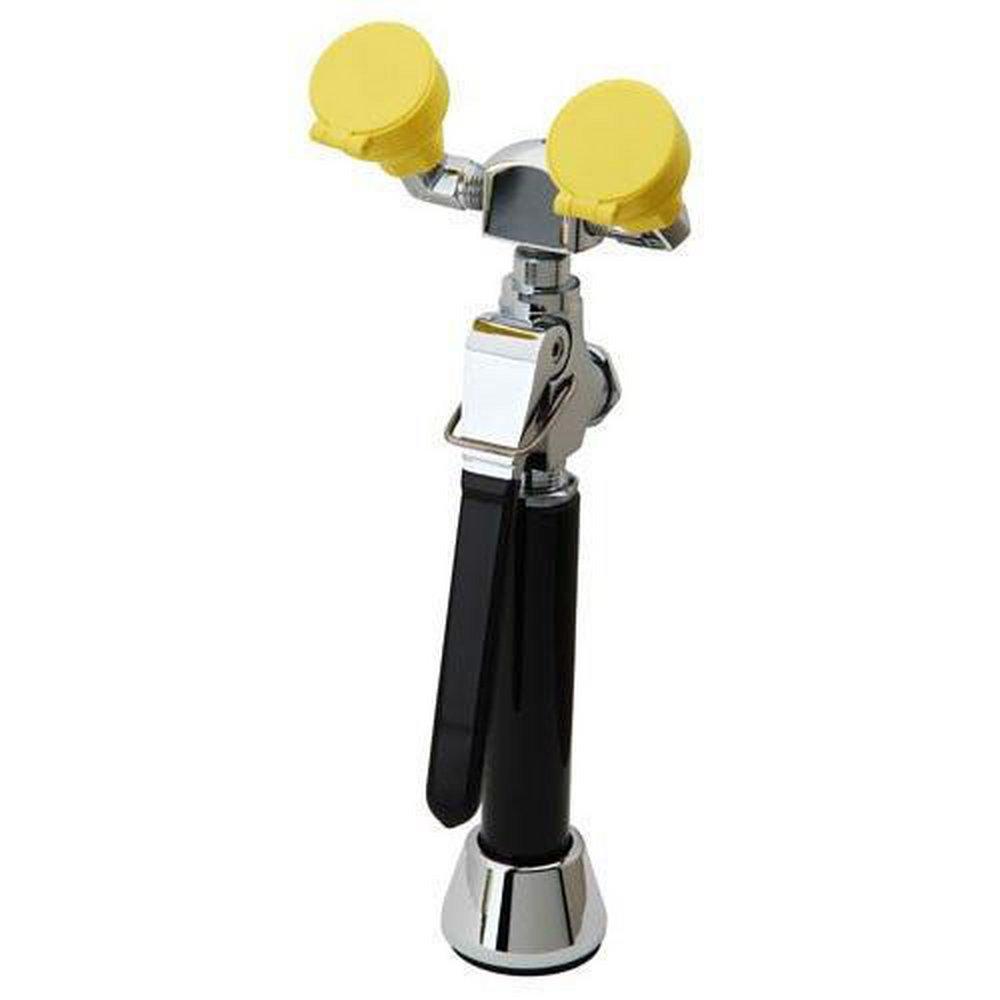 Acorn Engineering Black/Yellow Deck Mounted Stay Open Eyewash and Drench Hose 